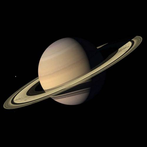 la planète saturne et ses anneaux